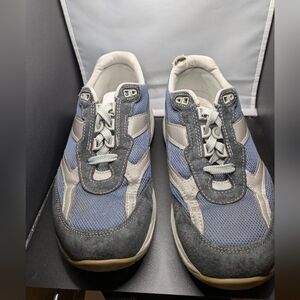 Men's SAS JOUNEEY MESH Gray and Blue Casual Sneakers sz 9.5